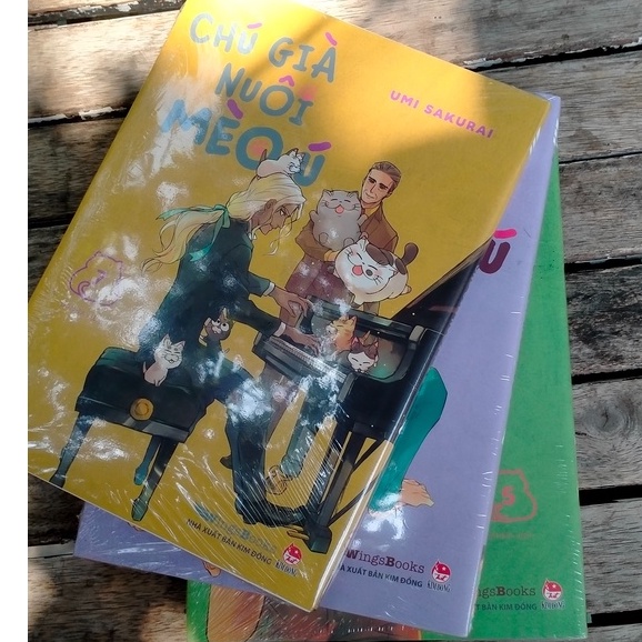 Chú già nuôi mèo ú