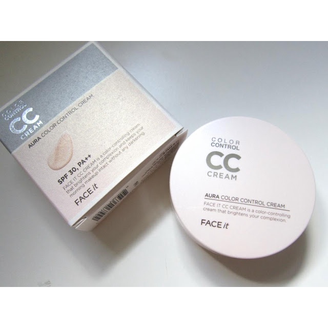 [Hàng Chính Hãng] Phấn Nền The Face Shop CC Cream Face It Aura Color Control Cream | BigBuy360 - bigbuy360.vn