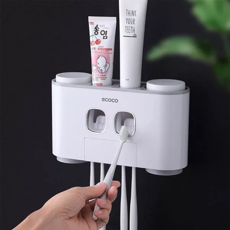 Bộ Nhả Kem Đánh Răng Tự Động Cao Cấp Ecoco