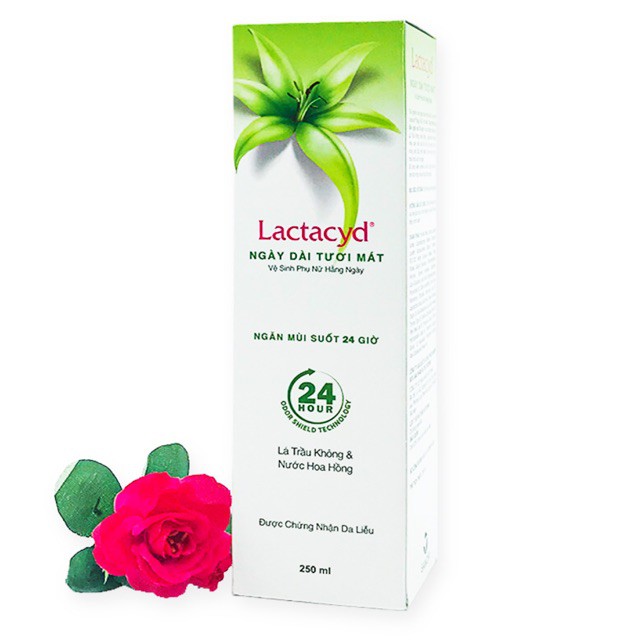 Dung dịch vệ sinh phụ nữ Lactacyd lá trầu không 250ml