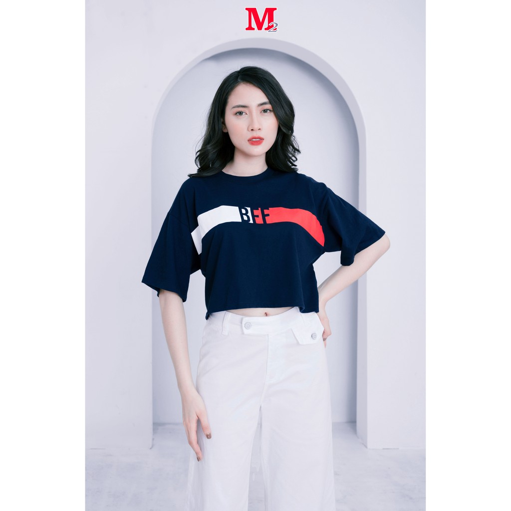 [Mã FAMALLT5 giảm 15% đơn 150k] Áo nữ cộc tay Croptop BFF K0030372 Thời trang M2