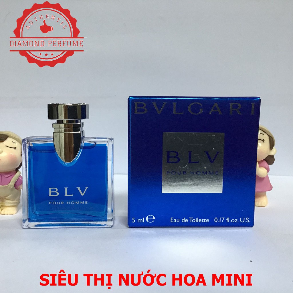 Nước hoa nam Bvlgari BLV Pour Homme EDT 5ml