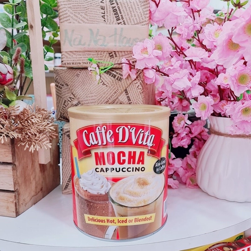 🤎🌰 Bột Cà Phê Caffe D’Vita Mocha Cappuccino 1.8kg của Mỹ🌰🤎
