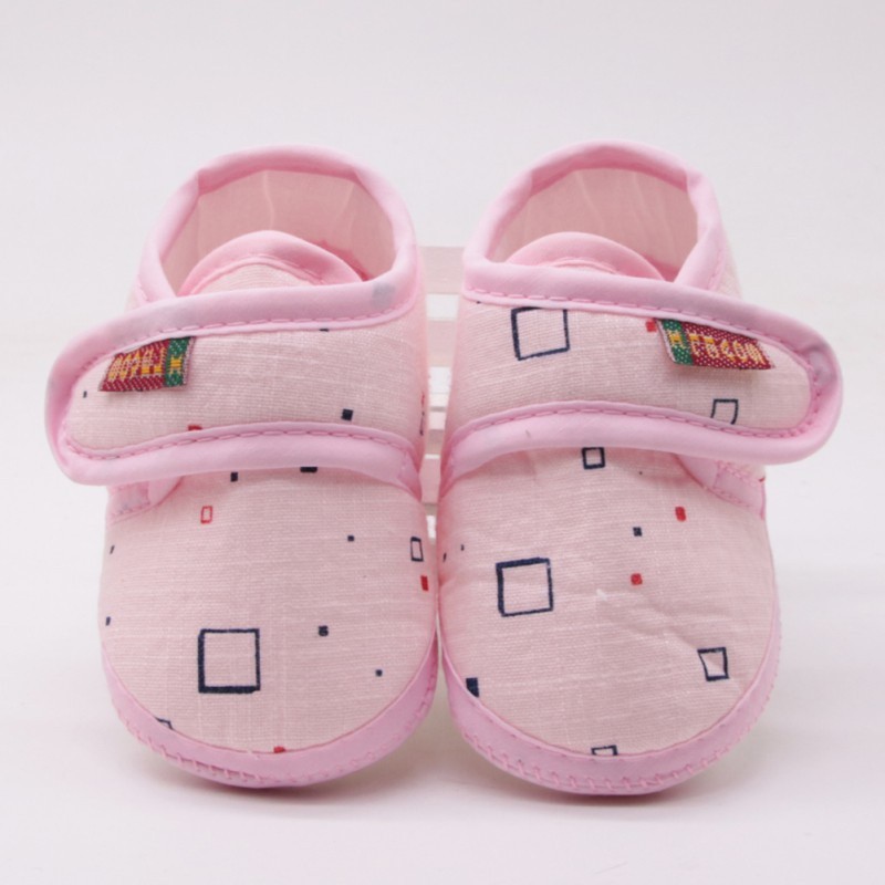 Giày vải cotton chống trượt in họa tiết xinh xắn thời trang năng động cho trẻ nhỏ