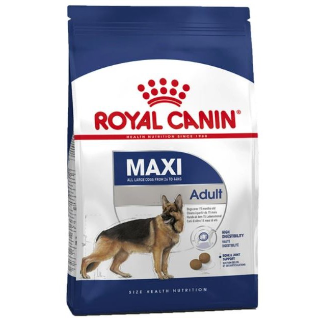 Hạt thức ăn cho chó Royal Canin Maxi Adult bao nguyên 4kg