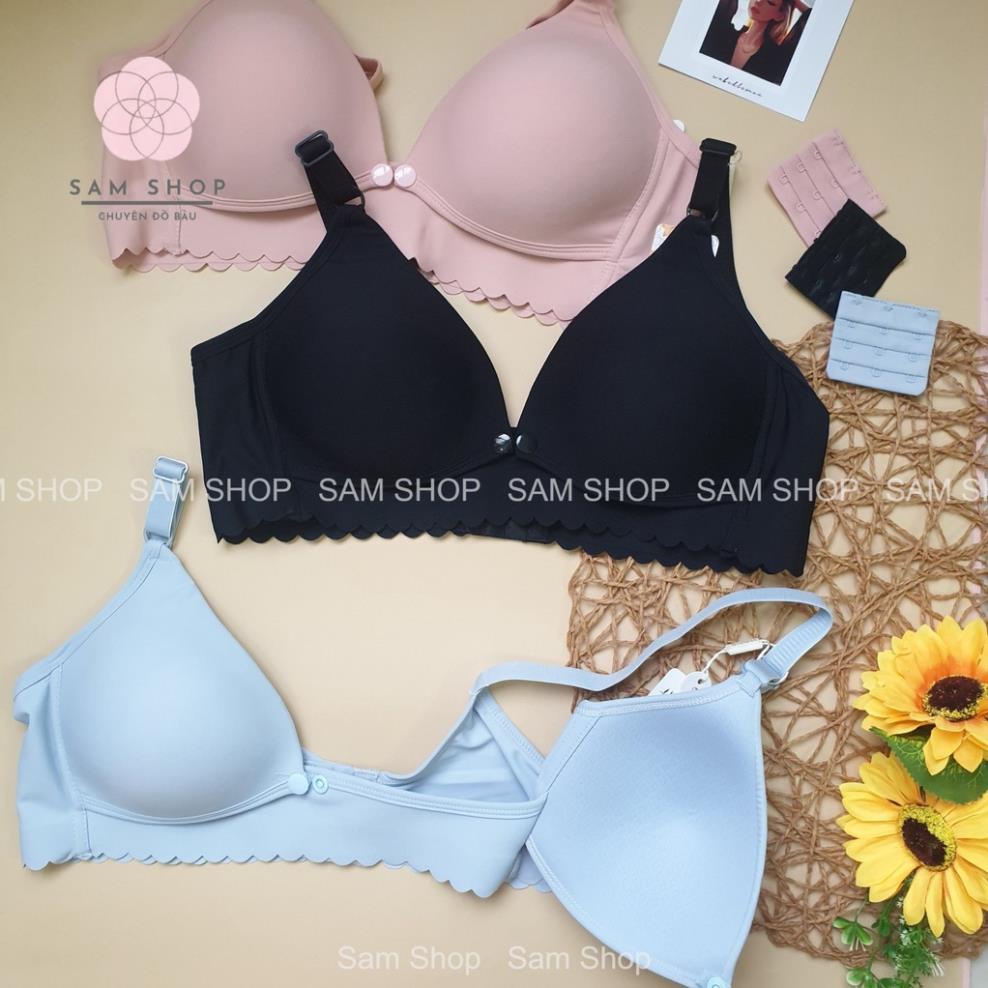 Áo Lót Bầu Mặc Trước Và Sau Sinh HL7702 Su Đúc Cúc Bấm Tiện Lợi,Kháng Khuẩn