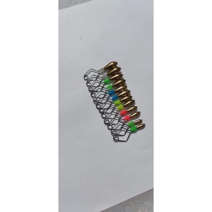 Combo 2c chì neo câu cá đồng khoá inox 304