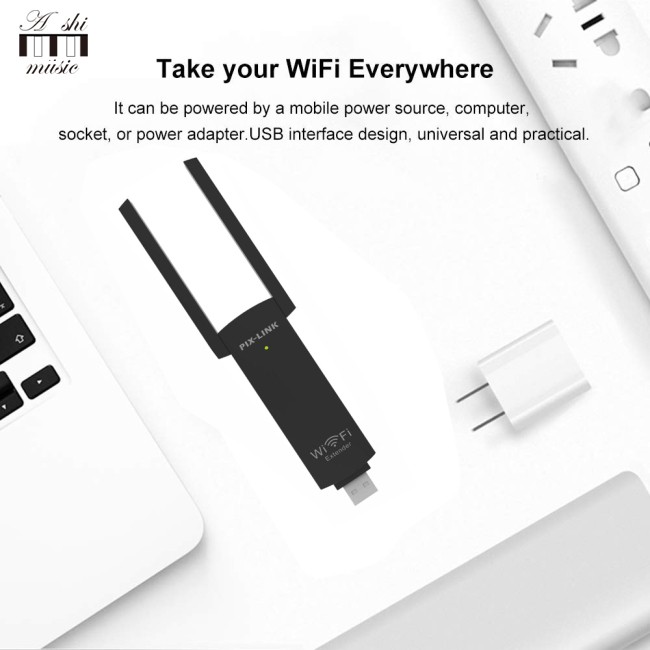 mi repeater Bộ Khuếch Đại Sóng Wifi 300mbps 802.11b / G / N