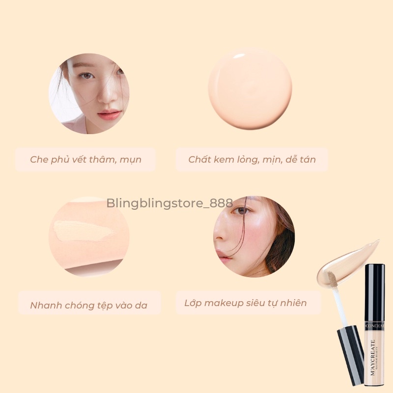 Kem Che Khuyết Điểm Nội Địa Trung MAYCREATE | BigBuy360 - bigbuy360.vn