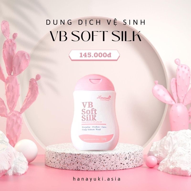 Dung Dịch Vệ Sinh Hanayuki Soft Silk Hồng (chính hãng)