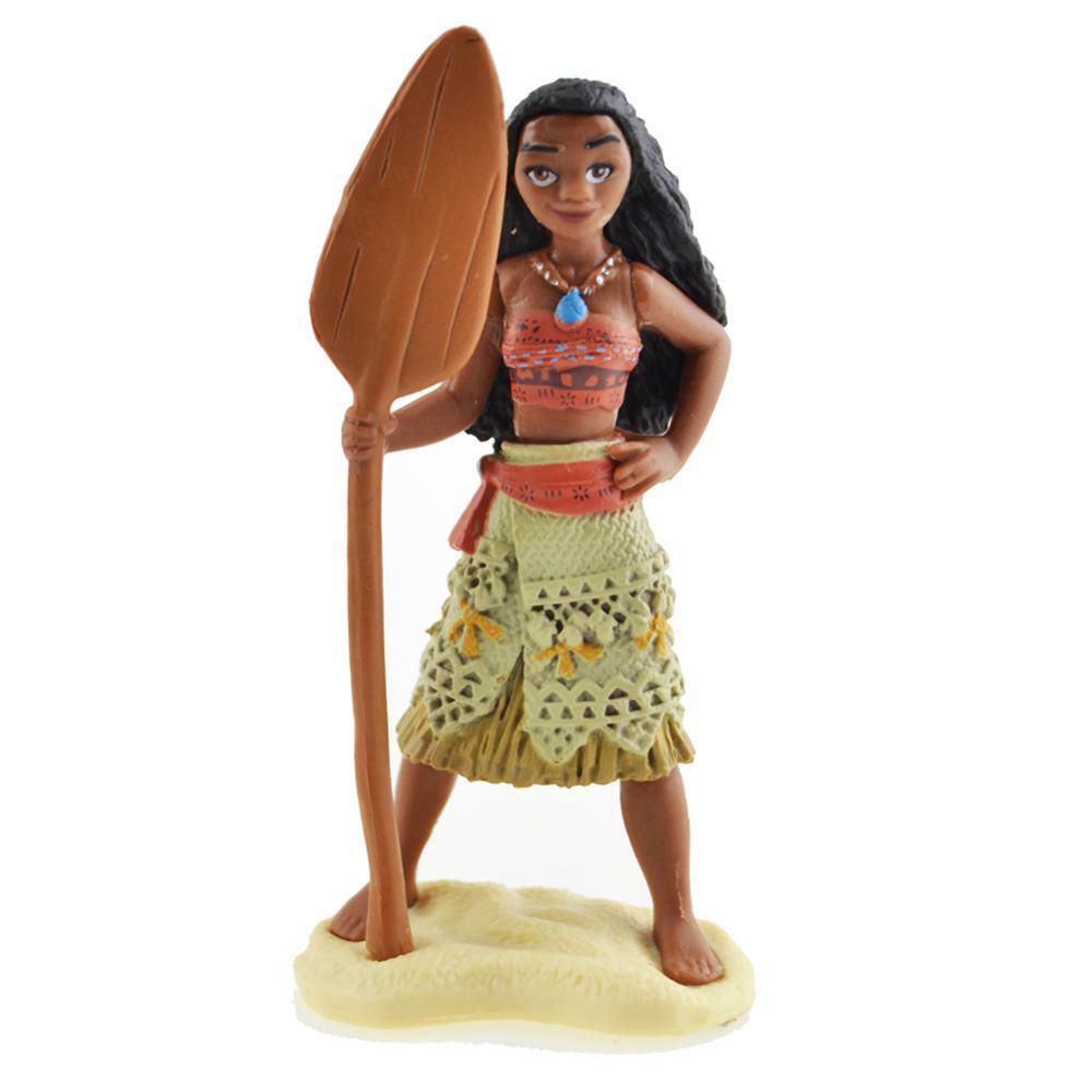 10 mô hình nhân vật hoạt hình Disney Moana bằng PVC trang trí làm đẹp bánh kem