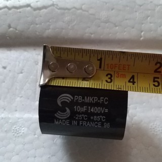 2TỤ LOA MID TỤ LOA TRUNG 10MF 400V ĐEN TRÒN
