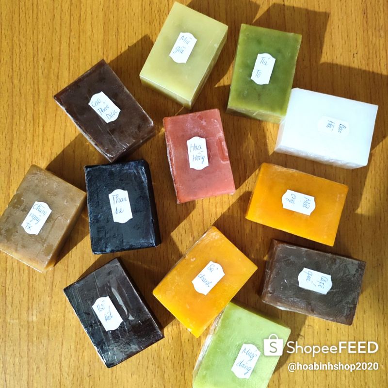 [CHÍNH HÃNG]  Vụn Soap, Xà Phòng 11 Mùi Thảo Dược Sinh Dược (30-50Gr)