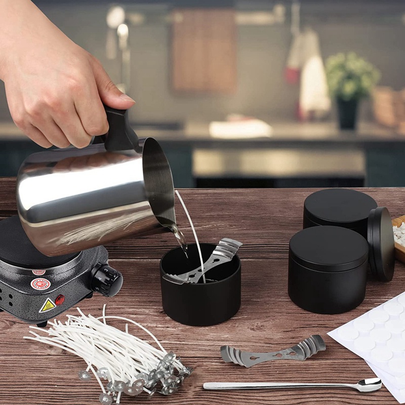 Bộ Nồi Nấu Chảy Sáp Nến Bằng Điện Dành Cho Người Lớn Mới Bắt Đầu