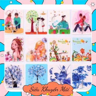 Combo 20 Móc Dán Tường In Hình 3D Siêu Dính Độc Đáo Chịu Lực Tốt Độ Bền Cao - Móc Dán 3D nathan.shop1