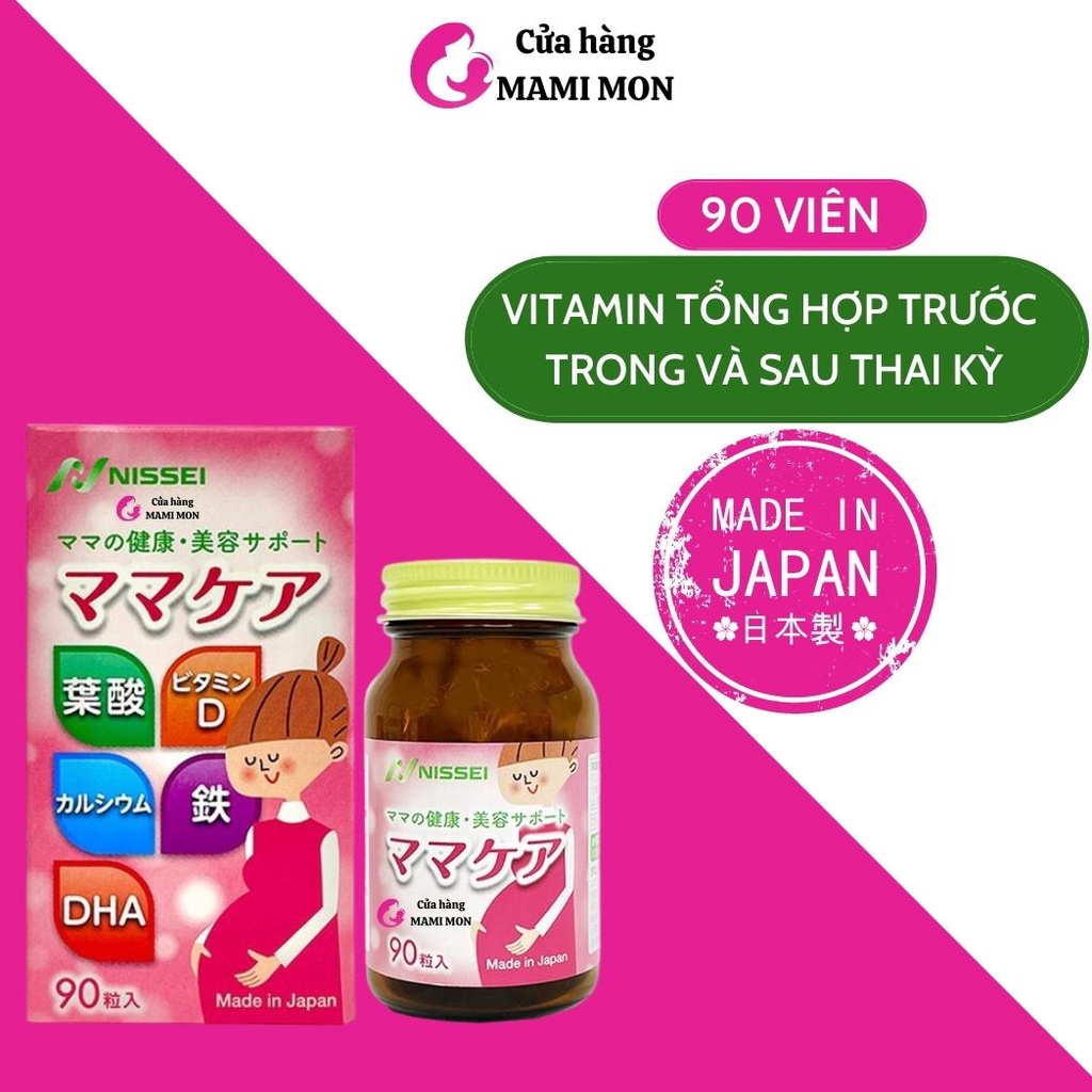 Vitamin Tổng Hợp Cho Bà Bầu Mẹ Sau Sinh Cho Con Bú Mama Care Nissei Nhật Bản Shop Mami Mon