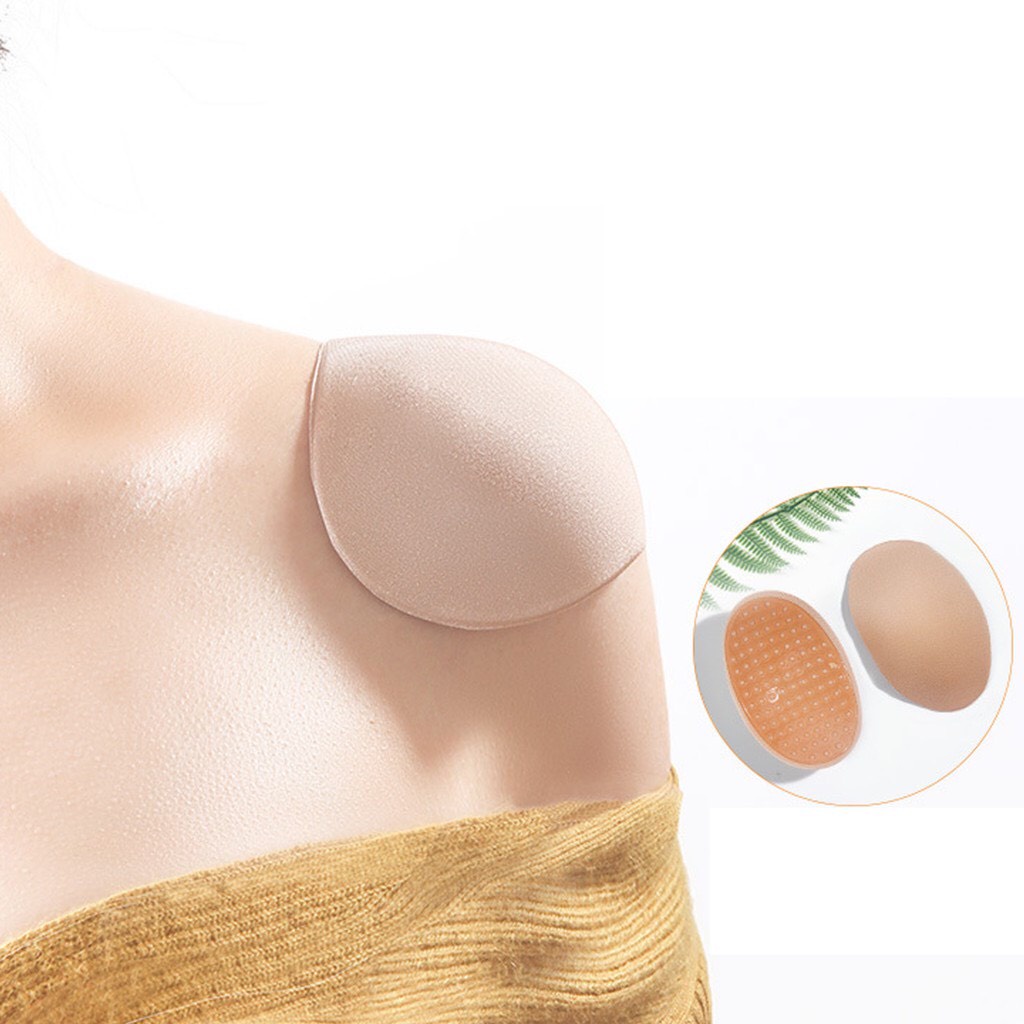 Bộ 2 Miếng Đệm Vai Nam Nữ Tàng Hình Kết Hợp Silicone Có Thể Tháo Rời Tiện Dụng Cho Nam Nữ Hieu Store24h - 113