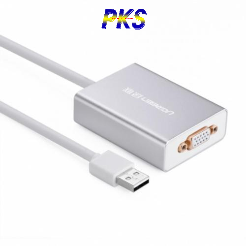 Cáp chuyển USB to VGA cao cấp Ugreen 40244 chính hãng