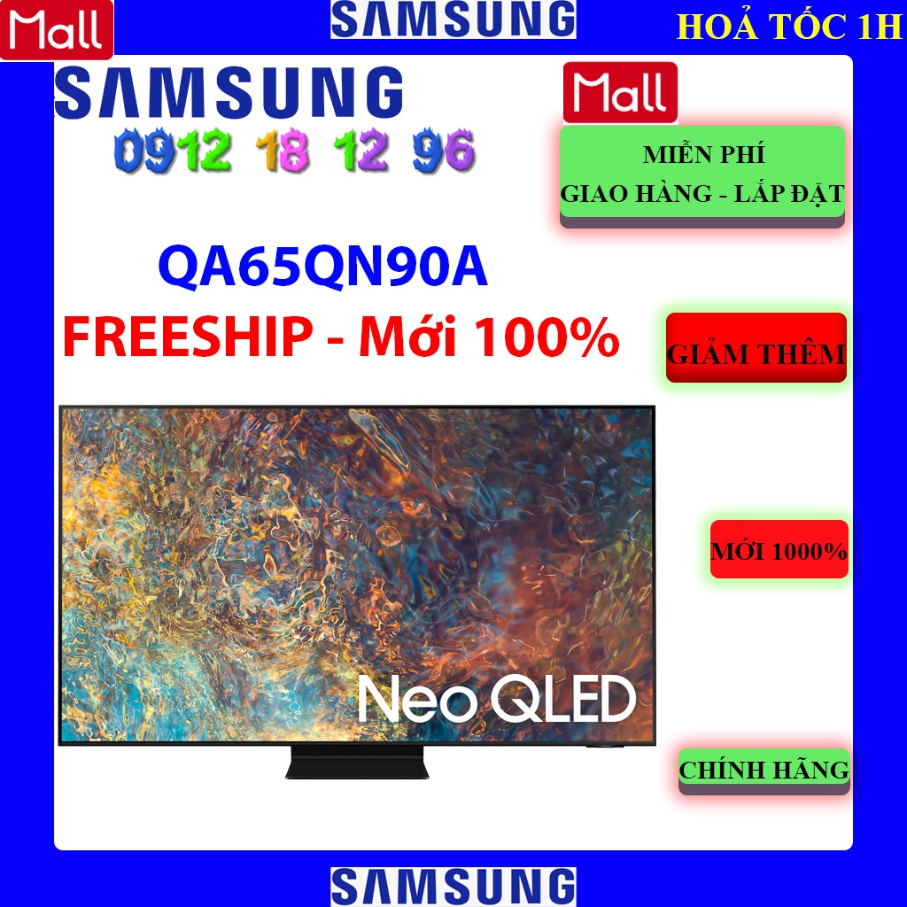 FREESHIP _ Smart Tivi Samsung QA65QN90A Neo QLED 4K 65 inch - QA65QN90AAKXXV (65QN90A)
