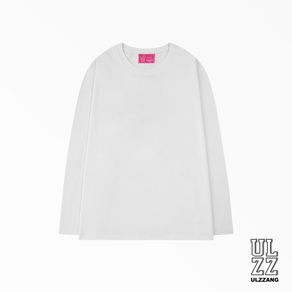 Áo thun dài tay local brand ULZZ ulzzang trơn dáng unisex form rộng U-32