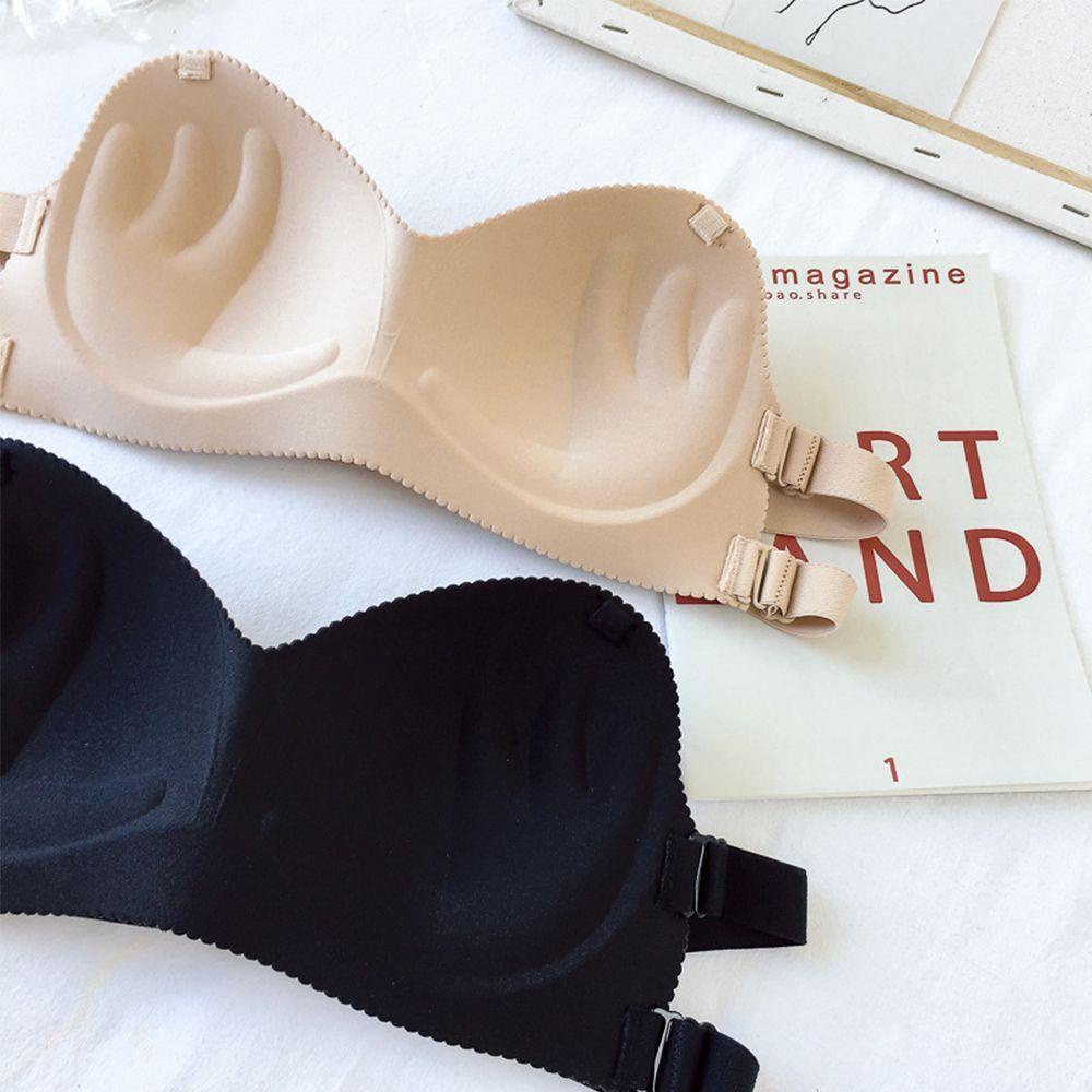 Áo Ngực Silicone Không Dây Không Gọng Nâng Ngực Tàng Hình Màu Trơn