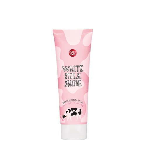 Kem tẩy tế bào chết toàn thân Cathy Doll White Milk Shine Peeling Body Scrub 320ml