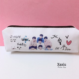 Hộp bút in hình thành viên nhóm nhạc BTS #bts,#jungkook,#suga,#V,#Jimin,#Jhope,#RM,#Jin,#Koya,#Chimmy,#Tata,#Cooky,#RJ,#