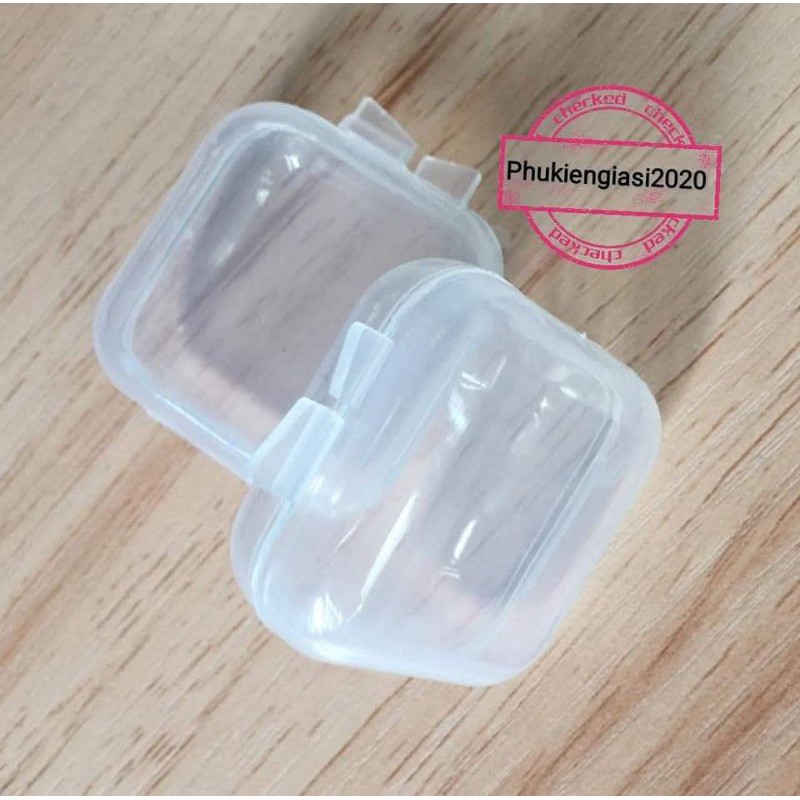10 Cái hộp nhựa size mini đựng đồ dùng như sim, thẻ nhớ, nút bịt tai