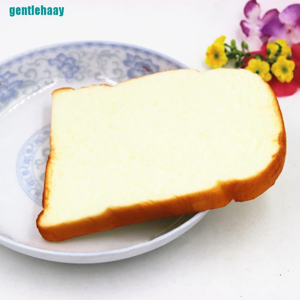 1 Bánh Mì Đồ Chơi Bóp Tay Mềm, Dẻo, Chậm Tăng, Giúp Thư Giãn Đầu Óc Hình Lát Bánh Mì, Món Quà Tặng Trẻ Em