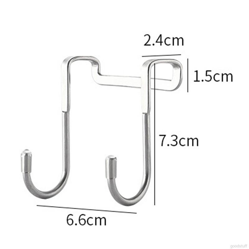 Móc treo đồ hình chữ S bằng thép không gỉ 304 gắn tường