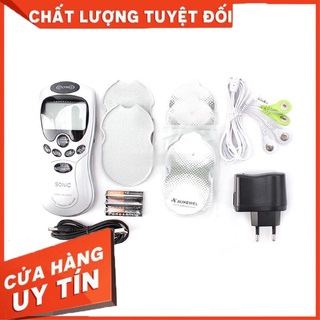 [XẢ KHO+FREE SHIP] Máy matxa xung điện trị liệu 4 miếng dán