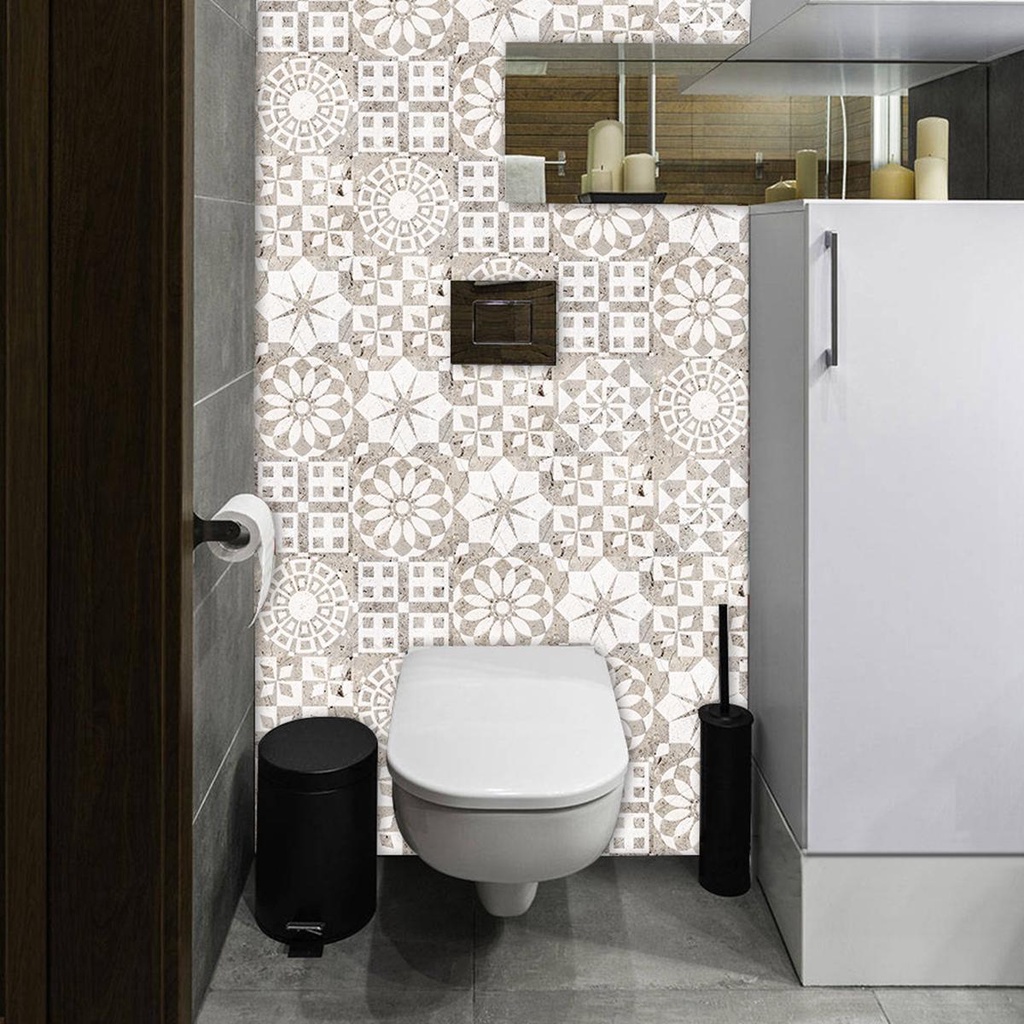 Sticker Dán Tường Chống Thấm Nước Họa Tiết Đá Cẩm Thạch