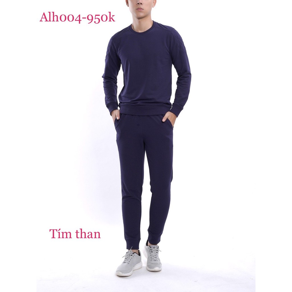 Bộ mặc nhà nam aristino alh004-TÍM THAN