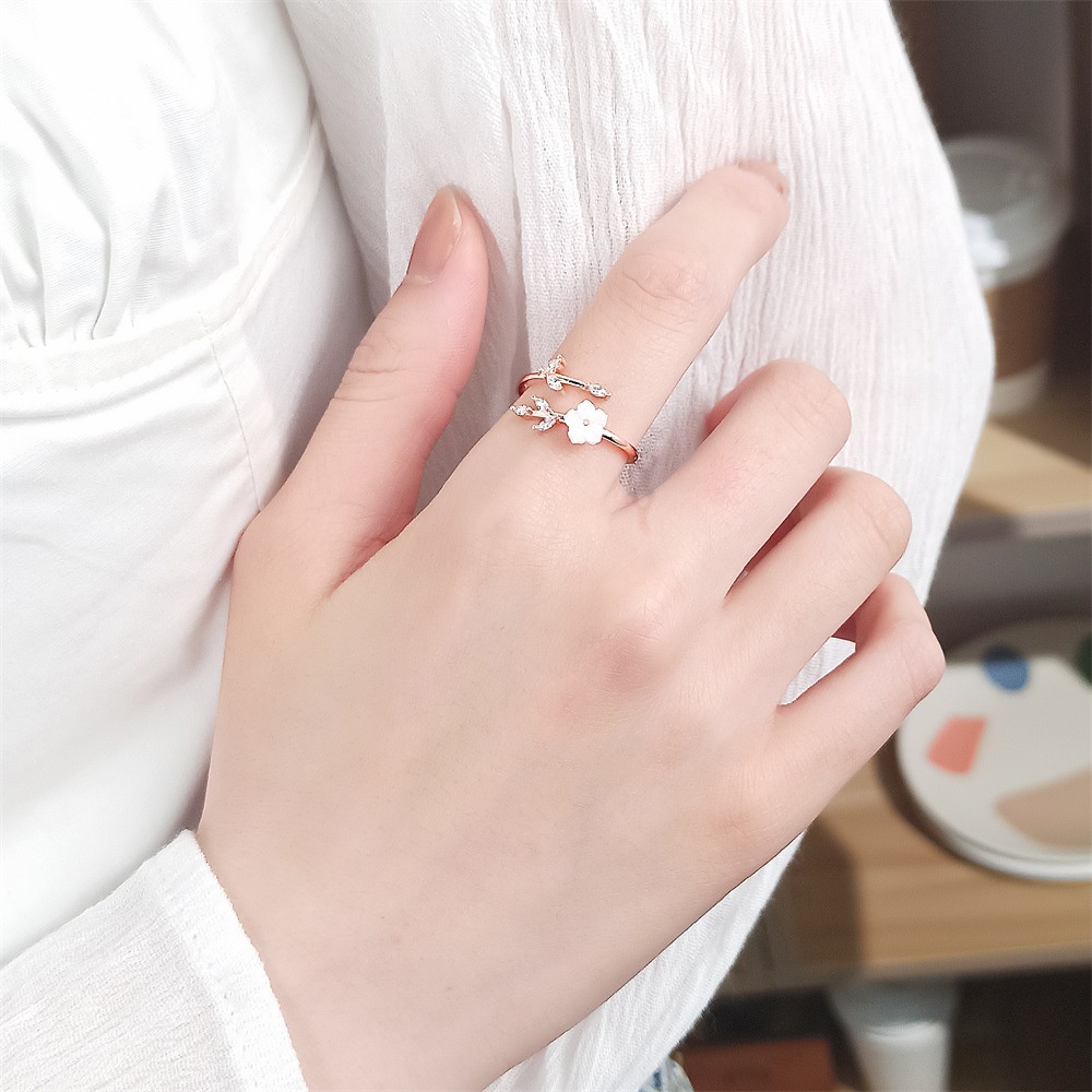 Nhẫn Đeo Tay Tạo Hình Cành Cây Sáng Tạo Phong Cách Hàn Quốc Cho Nữ