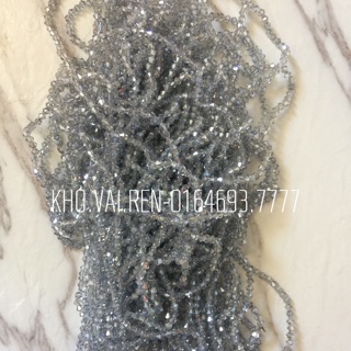 Hạt cườm- hạt đá pha lê 4mm cao cấp