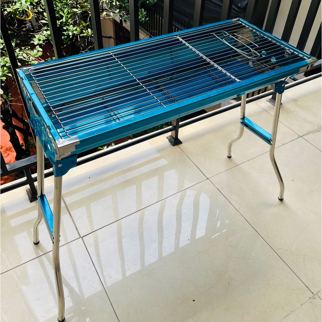 Bếp nướng than hoa cao cấp Model  BH02 kích thước 73 * 33,5 * 70 cm chất liệu inox không gỉ