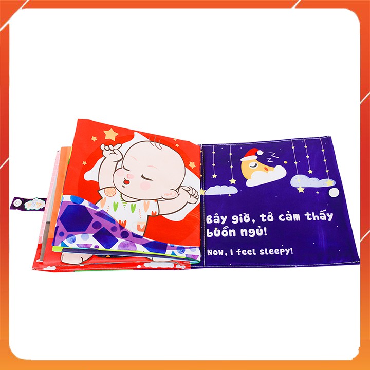 Sách Vải Song Ngữ Bé Cảm Thấy Thế Nào Cho Trẻ Từ 0-4 Tuổi