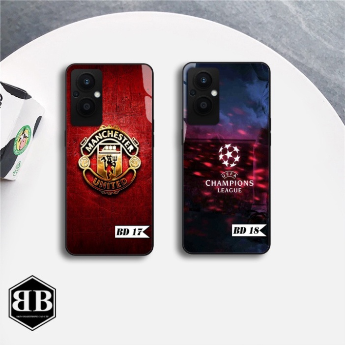 ỐP lưng kính cường lực OPPO RENO 7Z 5G    bóng đá