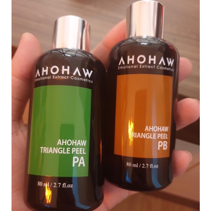 10 ml Tinh chất peel da Ahohaw Triangel Peel PA PB cho da khô, dầu mụn