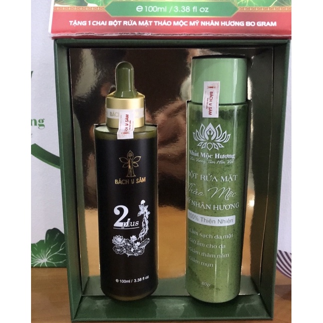 SIÊU XÓA MỤN NÁM  Bách Y Sâm 02 Plus Bạch Linh bách Y Sâm 100ml Mẫu Mới