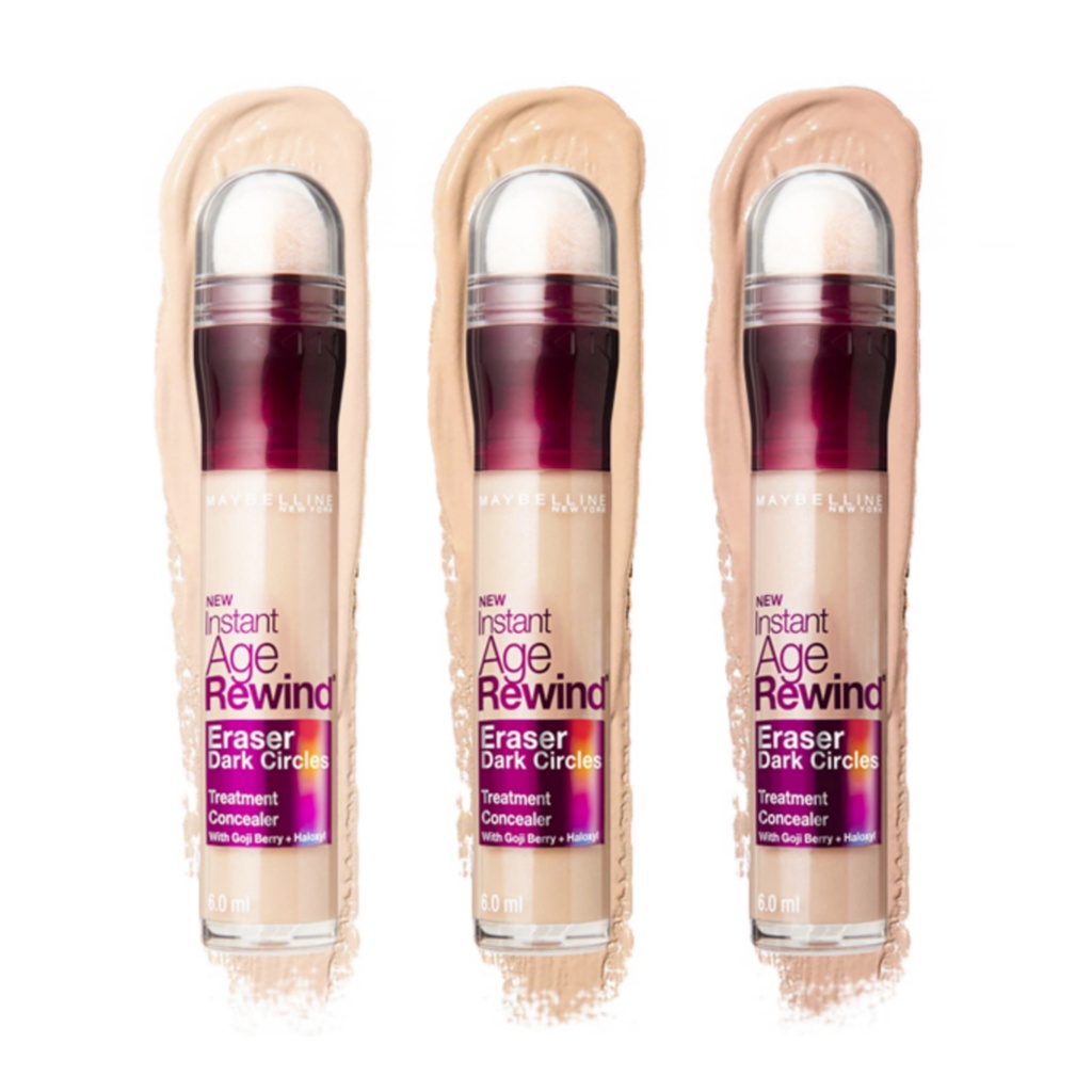 Che Khuyết Điểm MAYBELLINE Dạng Bút Cushion maybeline Instant Age REWIND ERASER DARK CIRCLES 60 ml