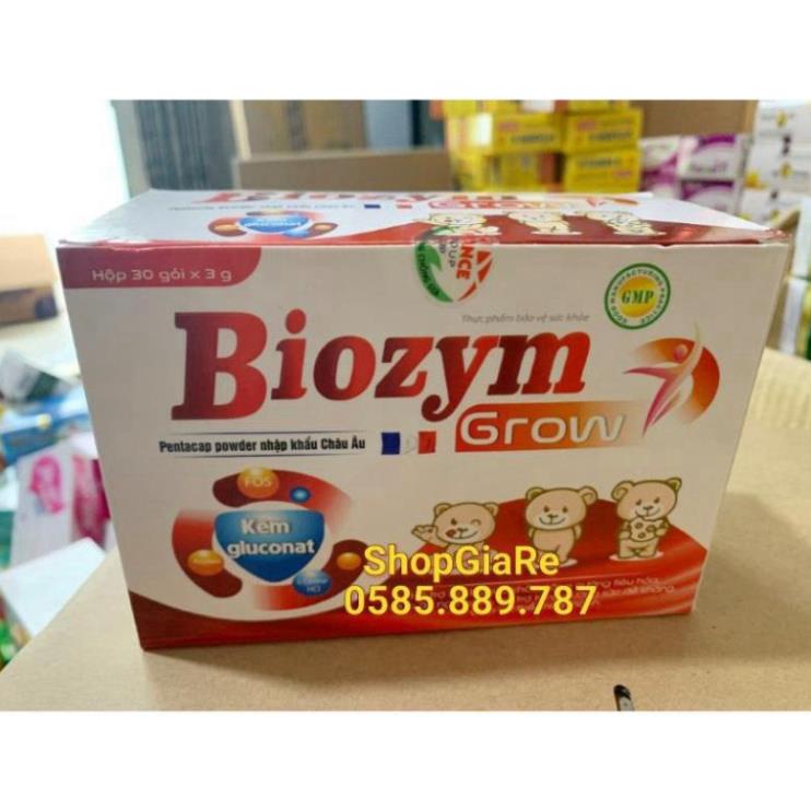 Biozym Grow giúp bé ăn ngon ngủ tốt, tăng cường sức đề kháng bé thông minh, hỗ trợ bé kén ăn, bổ sung kẽm T t