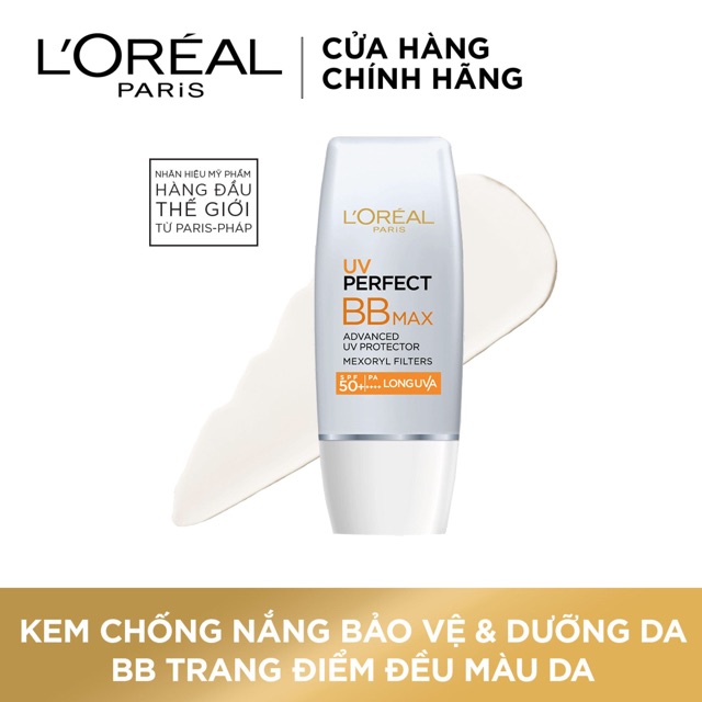 Kem Chống Nắng L'Oréal UV Perfect SPF50/PA+++ 30ml