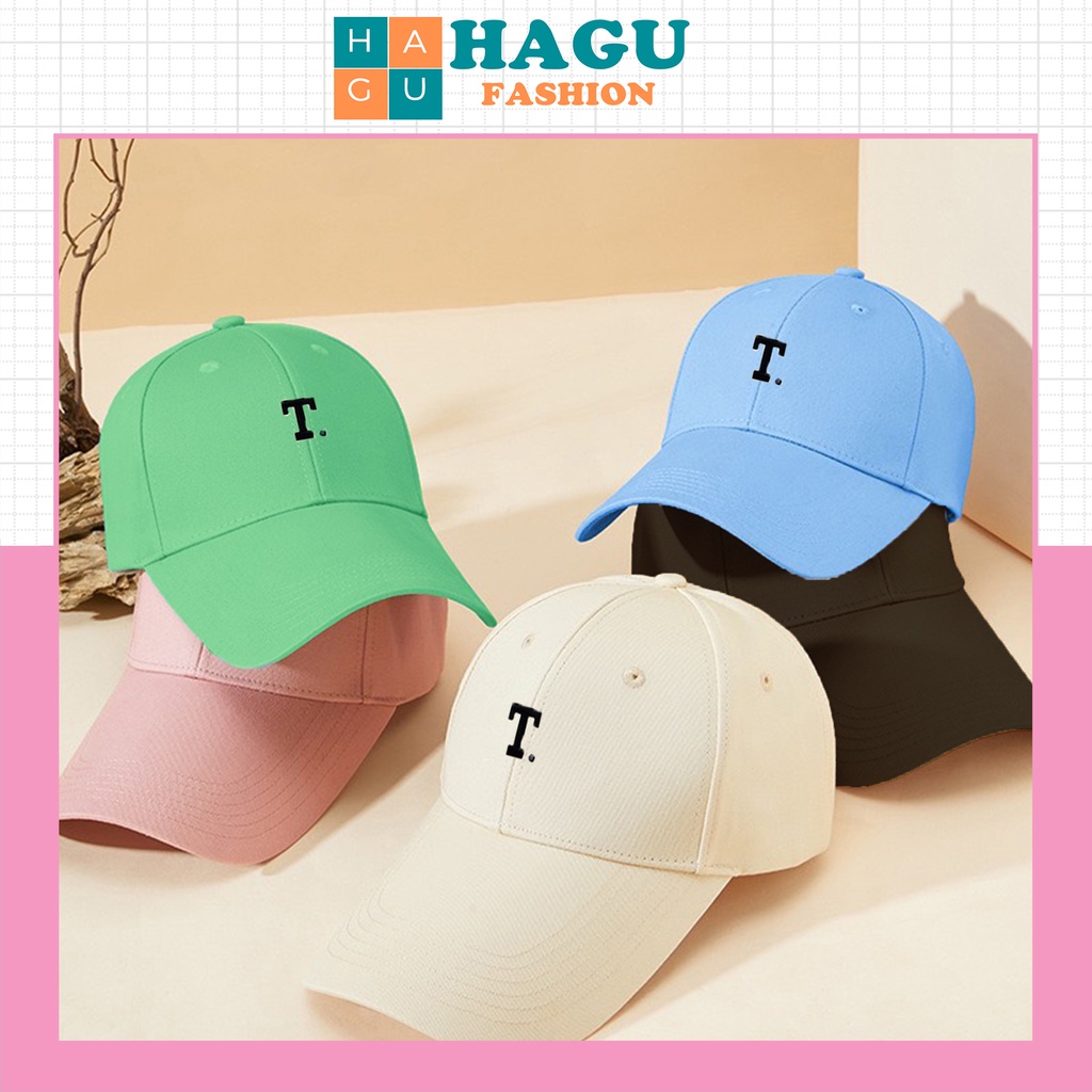 Mũ Lưỡi Trai Nón Kết Nhung Cao Cấp Thêu Chữ T 480 Phong Cách Ulzzang Form Unisex Nam Nữ