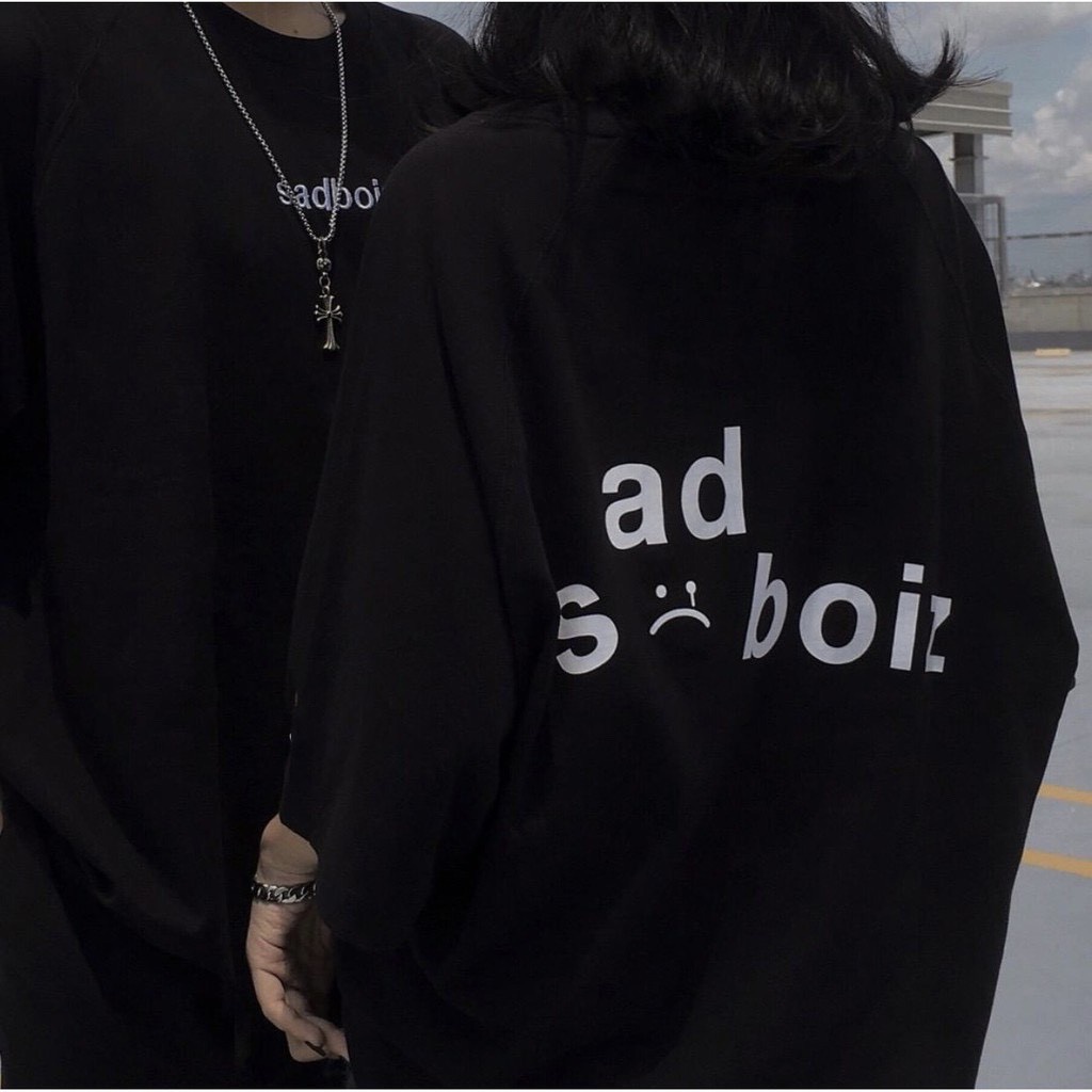 Áo thun nam nữ Sad Boiz tay lỡ freesize, áo phông local brand chính hãng -HoanKimstore25
