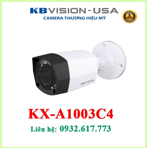 Camera HDCVI hồng ngoại 1.0 Megapixel KBVISION KX-A1003C4