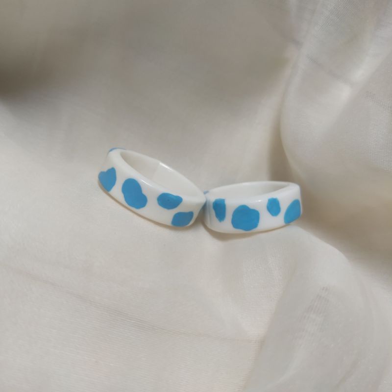 Clay Ring #3 Nhẫn bò sữa handmade nhiều màu 🌼