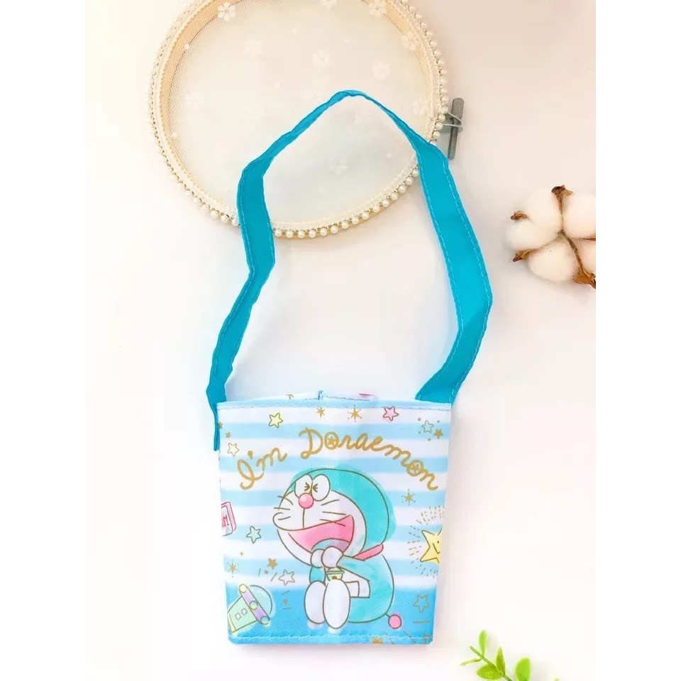 Túi Xách Tay Đựng Ly Nước Hình Hello Kitty