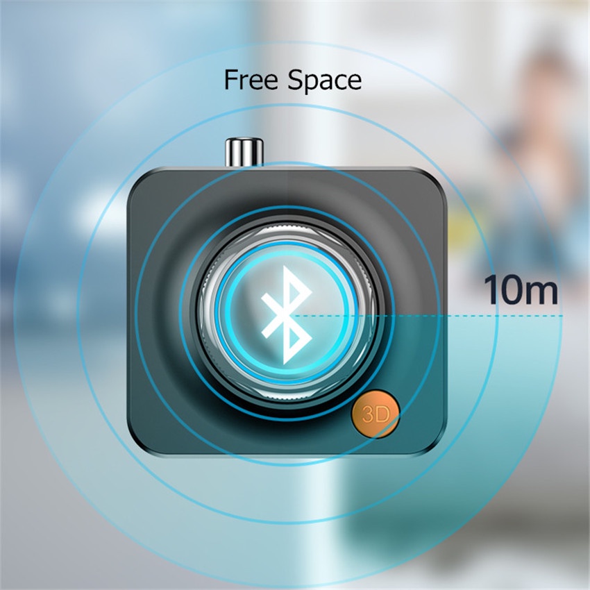 Bộ Chuyển Đổi Âm Thanh Không Dây Bluetooth 5.1 3D AUX 3.5mm Cho Loa Xe Hơi