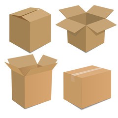 Combo 10 hộp carton Size 20x15x10 Thùng Carton Đóng Hàng Zador